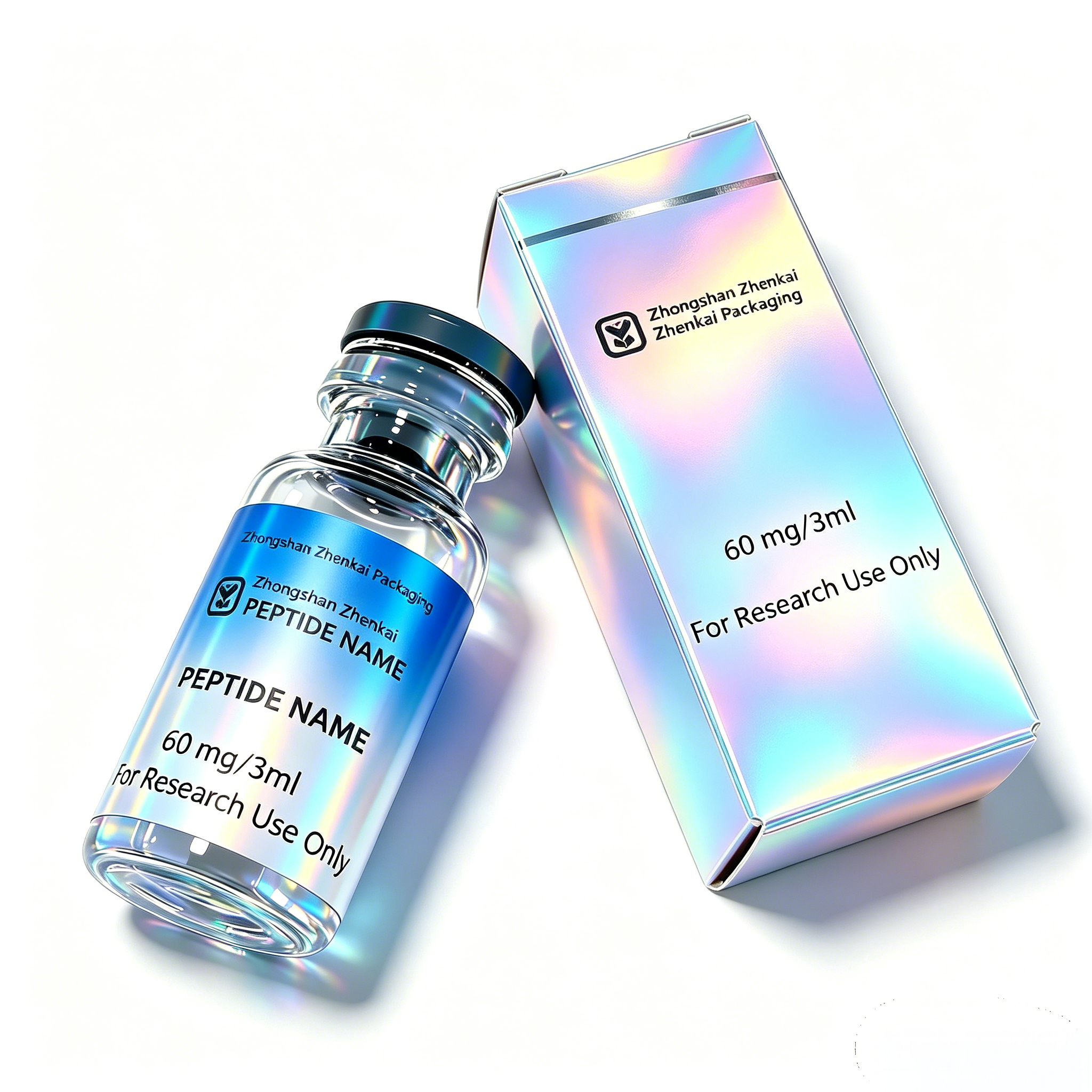 Luxury Skincare Labels - 3ml To 30ml Skincare Peptide Vial