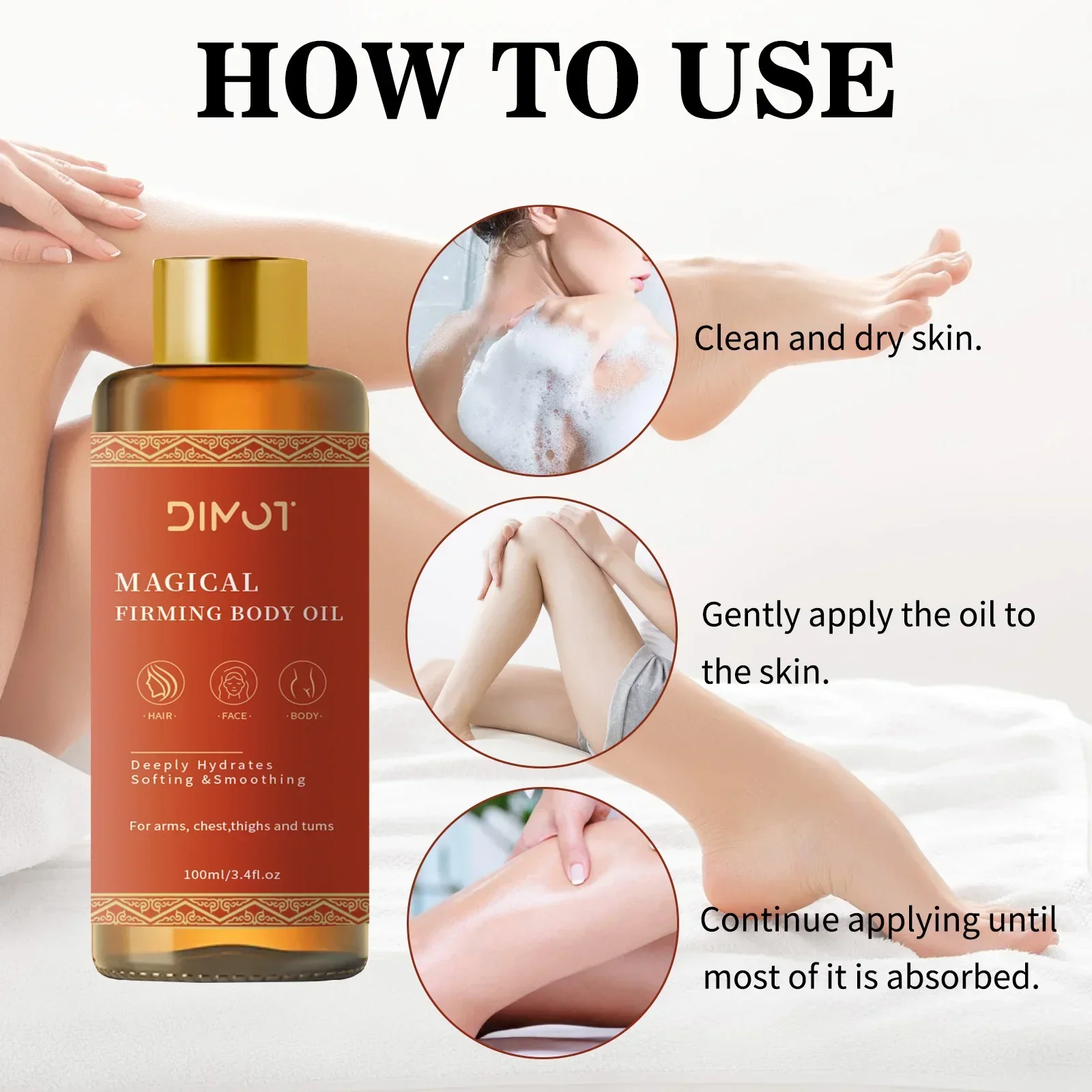 Luxury Skincare Brands - Firming & Smoothing Body Oil -