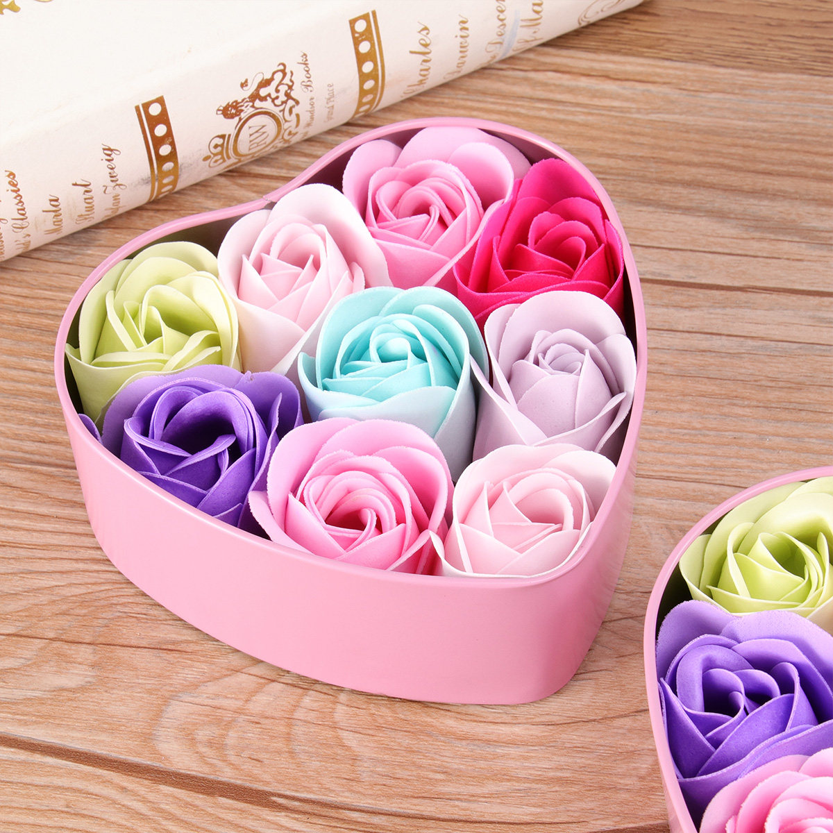 Rose Soap Flower Soap Set in E - Luxury Skincare Gift Box recensie en prijs