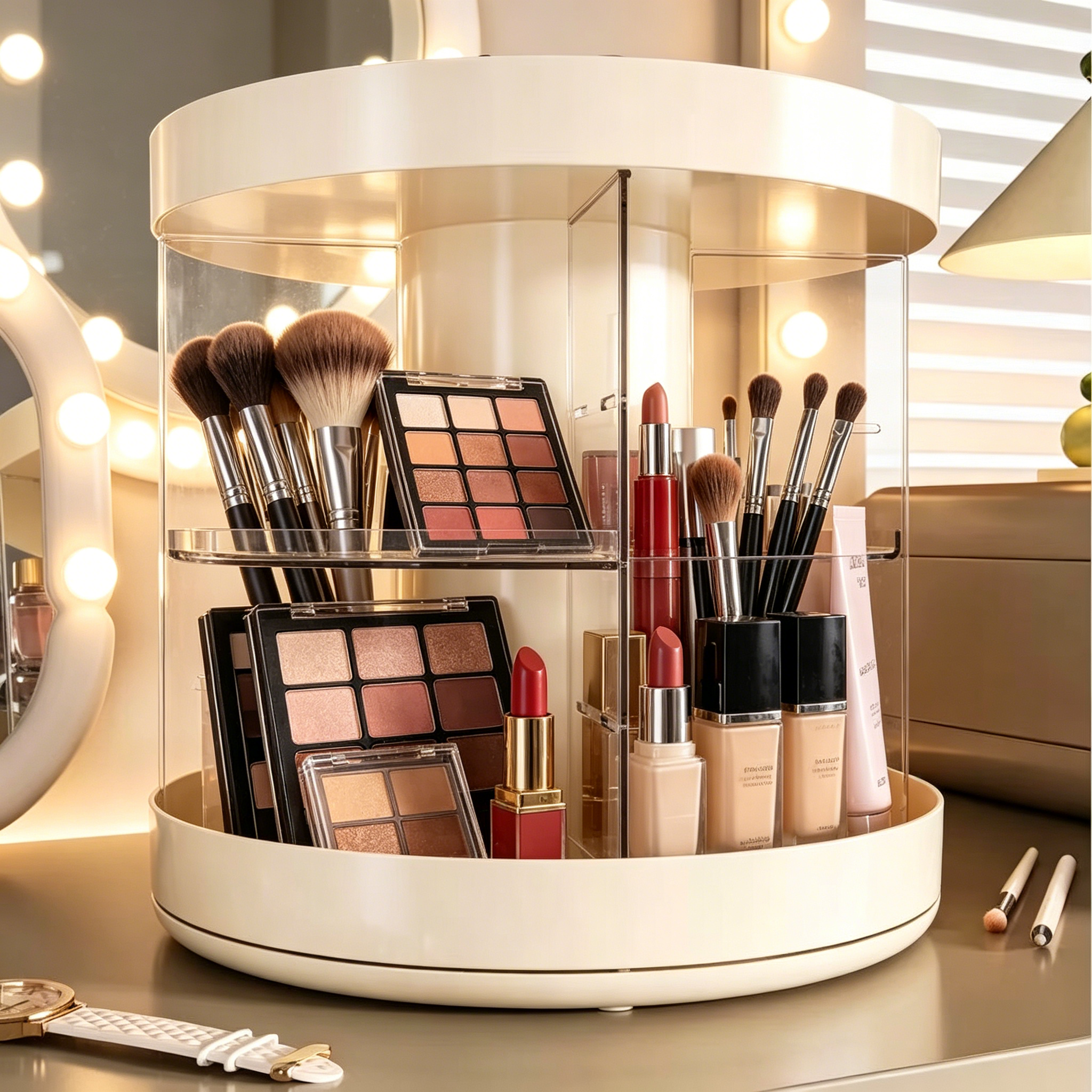 Rotating Layered Makeup Organi - Luxury Skincare & Spa Reviews recensie en prijs