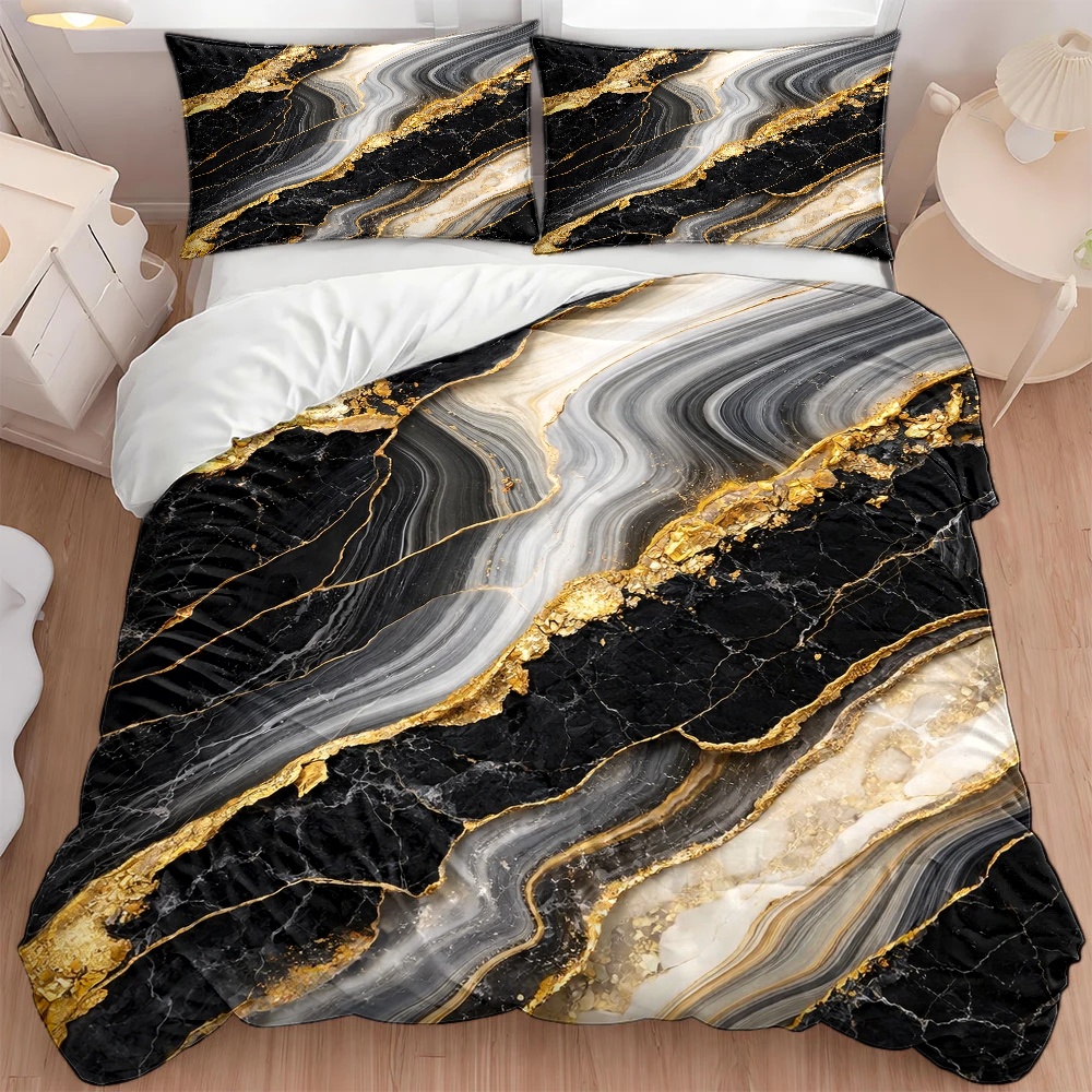 3Pc Luxurious Black Gold Marbl - Luxury High End Skincare recensie en prijs