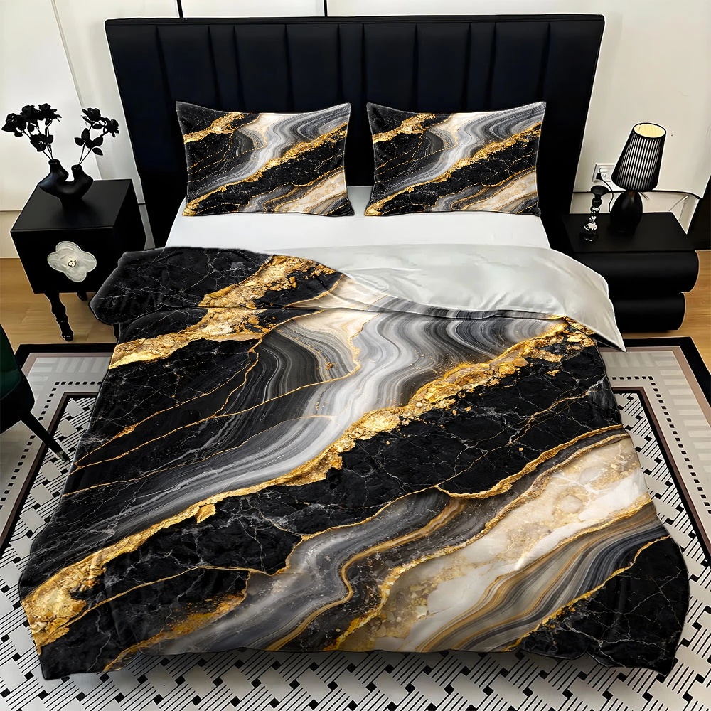 3Pc Luxurious Black Gold Marbl - Luxury High End Skincare recensie en prijs