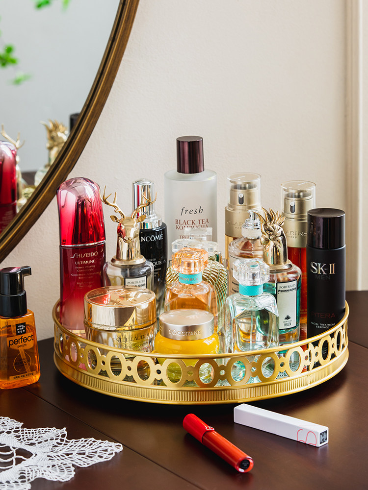 Light luxury mirror brass rota - Luxury High End Skincare recensie en prijs