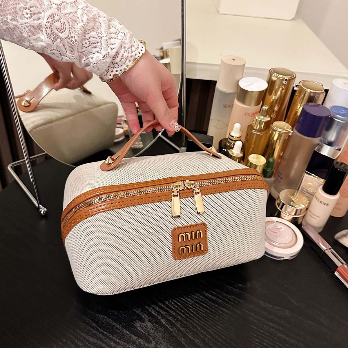 Makeup bag - Retro light luxur - Luxury High End Skincare recensie en prijs