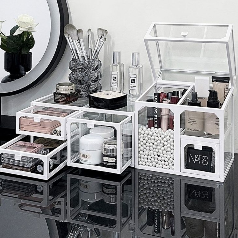 Glass Cosmetics Storage Box Lu - Luxury High End Skincare recensie en prijs