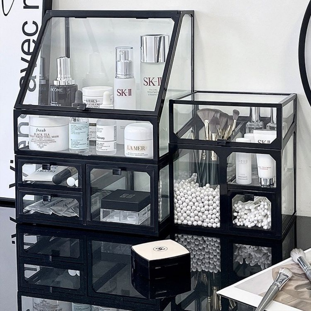 Glass Cosmetics Storage Box Lu - Luxury High End Skincare recensie en prijs