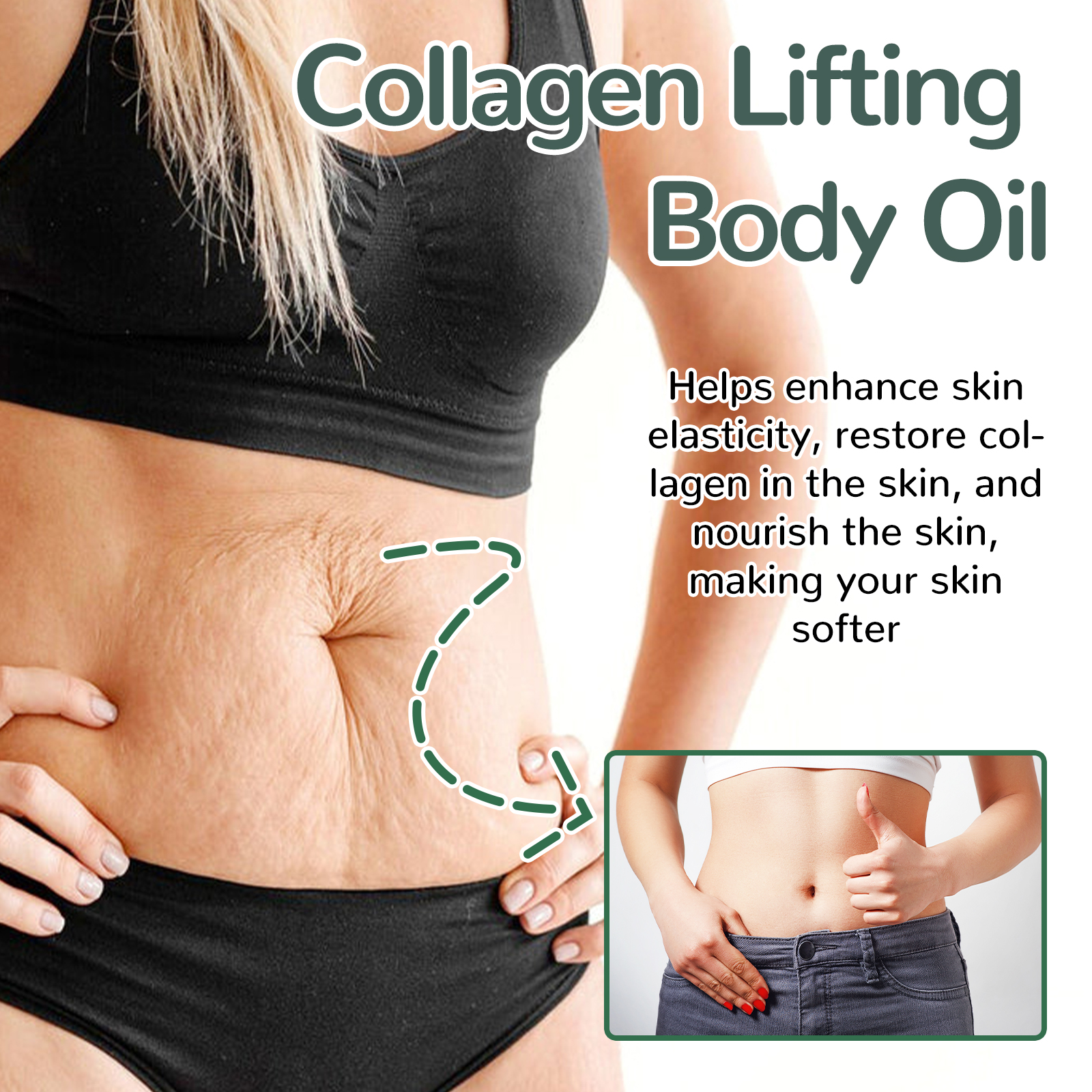 OceAura Collagen Body Oil Tigh - Luxury Skincare Brands recensie en prijs